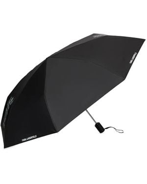 KARL LAGERFELD Maison De Karl-Sketch Umbrella - Black