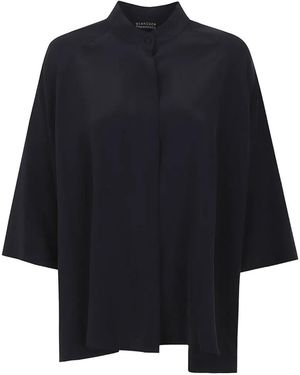 Gianluca Capannolo Button-Detail Blouse - Blue