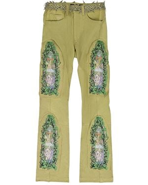 Who Decides War Garden Glass Jeans - Green