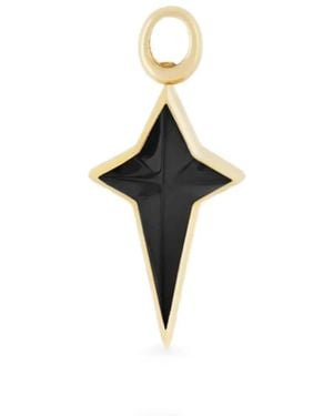 Stephen Webster Onyx Cross Single Earring Charm - White
