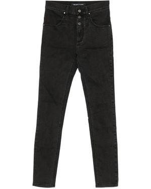 KARL LAGERFELD Vaqueros Skinny Con Cierre De Botones - Negro