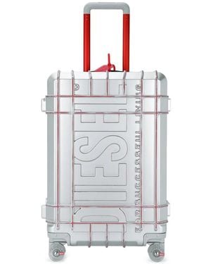 DIESEL Medium Embossed-Logo Trolley - Grey