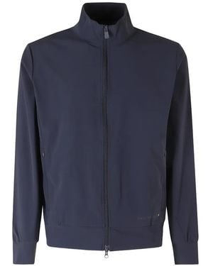Save The Duck Tulio High-Neck Zip-Up Jacket - Blue