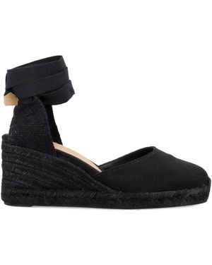 Castañer 60Mm Wedge-Heel Espadrilles - Black
