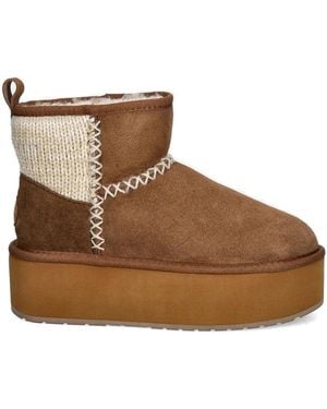 EMU Bottines À Plateforme - Marron