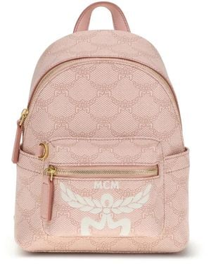 MCM Stark Lauretos Rucksack mit Kette - Pink