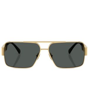 Versace Greca Navigator Sunglasses - Grey