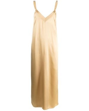 Raquel Allegra Mino Ombré Midi Dress - Natural