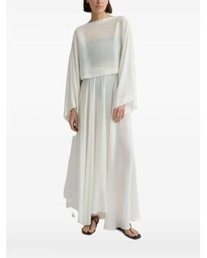 Bondi Born Blouse Cremona À Coupe Crop - White