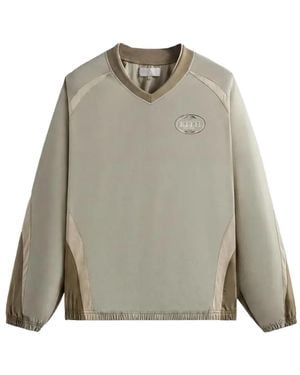 Kith Dayton Mesh-Panel Hoodie - Grey