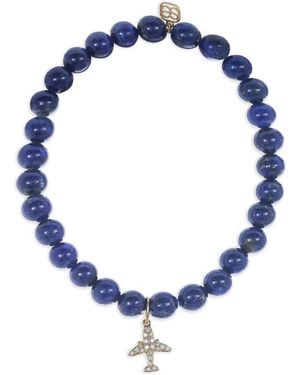 Sydney Evan 14K Diamond And Lapis Lazuli Bracelet - Blue