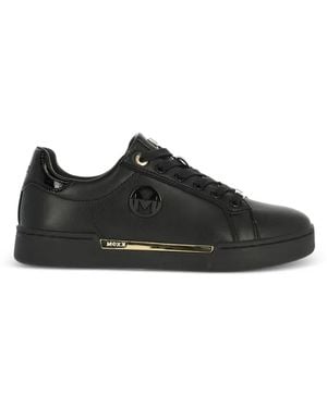 Mexx Sneakers Met Logoplakkaat - Zwart