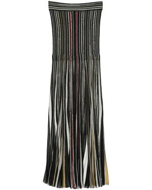 Missoni Striped Sequin-Embellished Skirt - Black