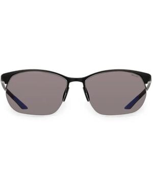 Nike Modern Metal Rectangle-Frame Sunglasses - Gray