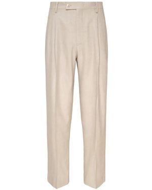AURALEE Pleated Pants - Natural