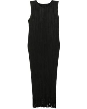 Pleats Please Issey Miyake Pleated Dress - Black