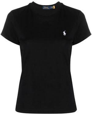 Polo Ralph Lauren Polo Pony Cotton T-Shirt - Black