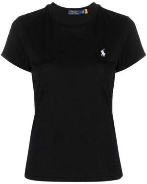 Polo Ralph Lauren Polo Pony Cotton T-Shirt - Black
