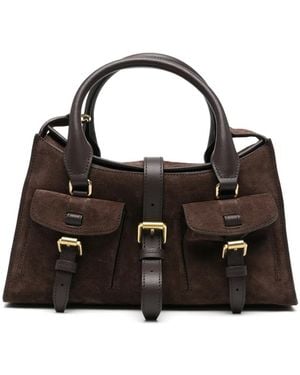 Mulberry Small Roxanne Leather Tote Bag - Black