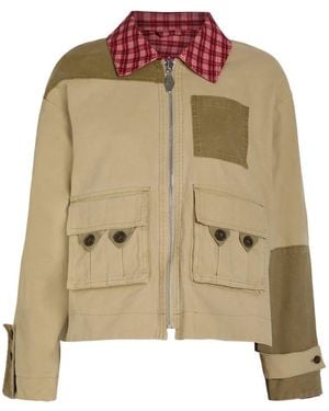 Damson Madder Marcelle Reversible Barn Jacket - Natural