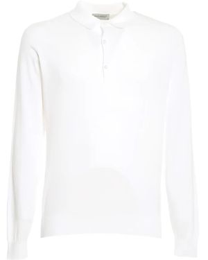 John Smedley Cotton Polo Shirt - White