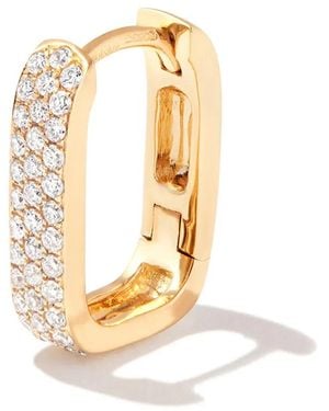 Jacquie Aiche ダイヤモンド フープピアス 14kイエローゴールド - メタリック