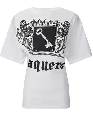 VAQUERA Twisted-Effect T-Shirt - White