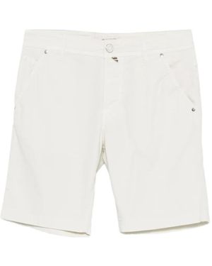 Jacob Cohen Logo-Patch Shorts - White