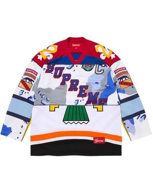 Supreme Panelled Hockey Jersey - Red