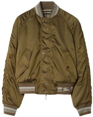 Burberry Reversible Nylon Bomber Jacket - Green
