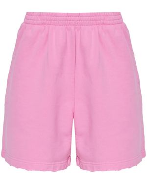 Balenciaga Cotton Shorts - Pink