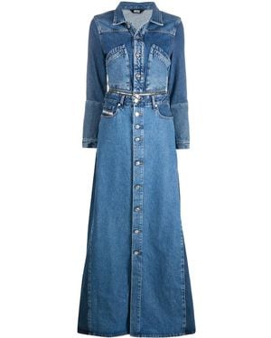 DIESEL Convertible Denim Coat - Blue