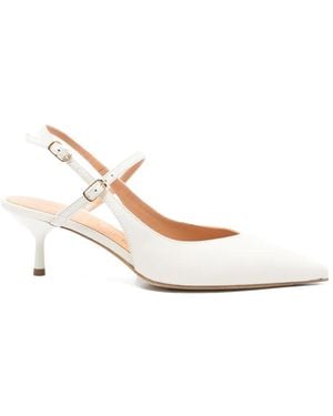 The Seller Slingback Pumps - White