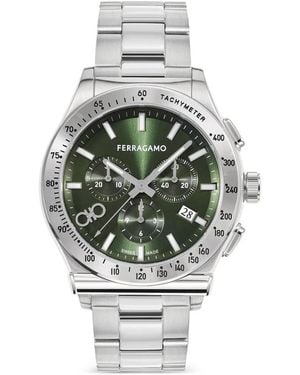 Ferragamo Montre Kz-1927 Chrono 42 Mm - Grey