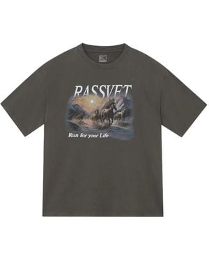 Rassvet (PACCBET) Graphic T-Shirt - Grey