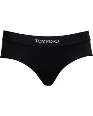Tom Ford Slip Con Banda Logata - Nero