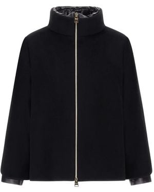 Herno Cashmere Cape - Black