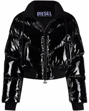 DIESEL W-Crema Padded Jacket - Black