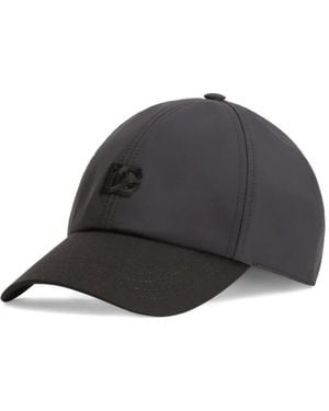 Dolce & Gabbana Logo-Embroidered Baseball Cap - Gray