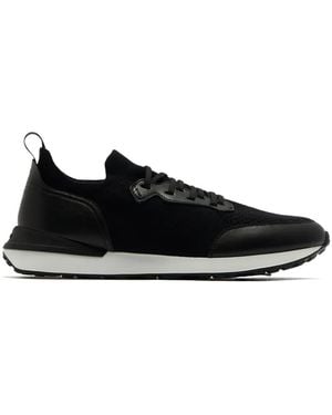 Magnanni Knit Panel Trainers - Black