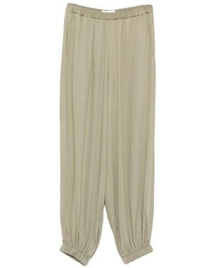 Frankie Shop Isola Elastic-Waistband Trousers - Green