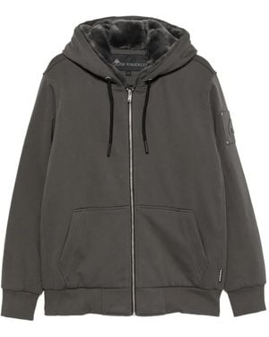 Moose Knuckles Felpa Bunny Con Applicazione Logo - Grigio