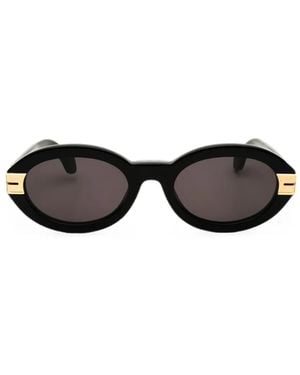 Palm Angels Harmony Oval-Frame Sunglasses - Black