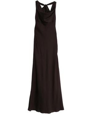 Amsale Hammered Dress - Black
