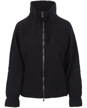 NOUMENO CONCEPT High-Neck Drawstring-Fastening Hoodie - Blue