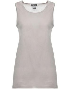 Avant Toi Sleeveless Round-Neck Vest - Grey
