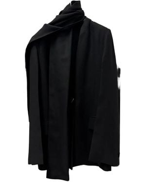 TOTEME Scarf-Lapel Blazer - Black