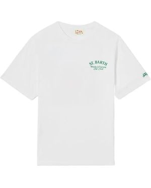 MC2 Saint Barth Portland Graphic-Print T-Shirt - White