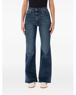 Levi's Ribcage Schlagjeans - Blau