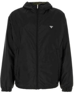Prada Black Re-nylon Reversible Jacket